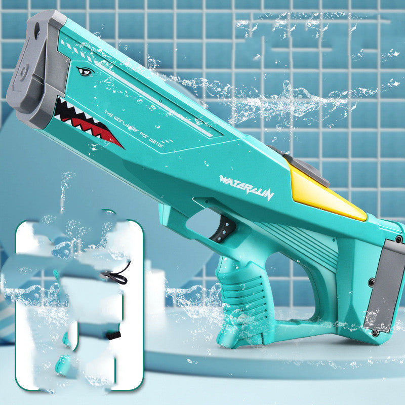 Automatic Electric Shark Water Gun – High Pressure Summer Toy for Kids