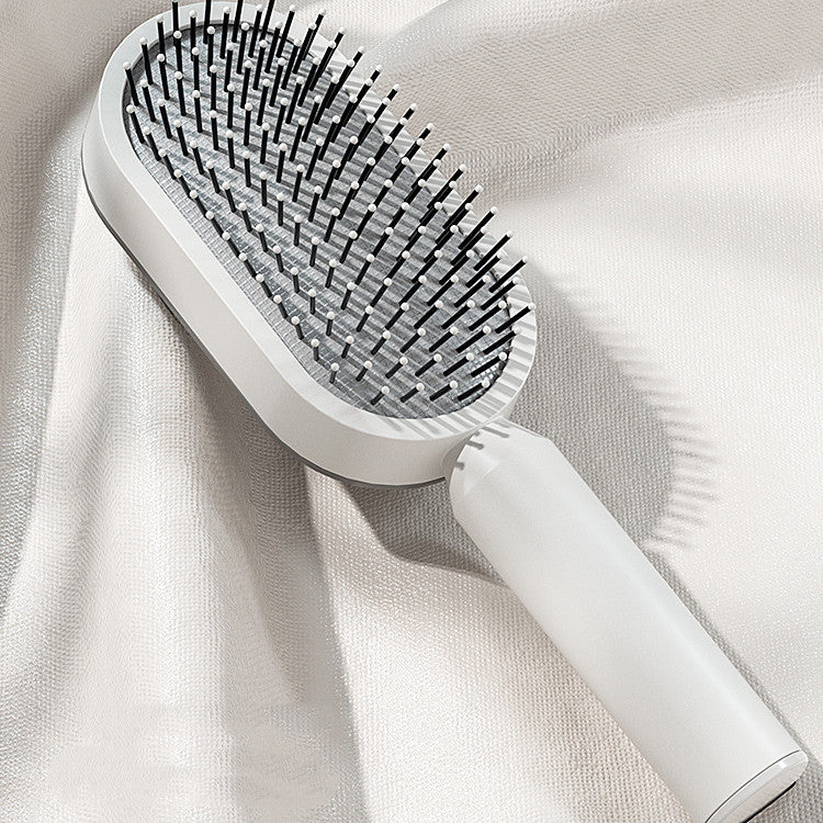 Women’s Self-Cleaning Hair Brush – Hair Loss & Scalp Massage Comb