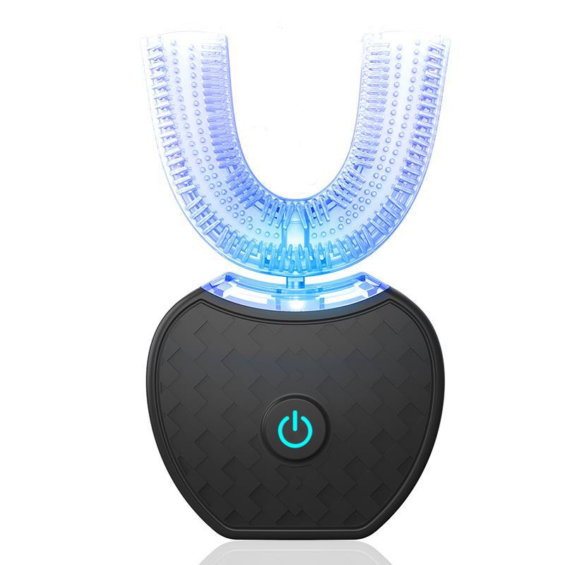 360° Smart U-Shaped Electric Toothbrush, Waterproof, USB Rechargeable