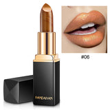 Metallic Pearlescent Lipstick – Color-Changing Gilt Lipstick