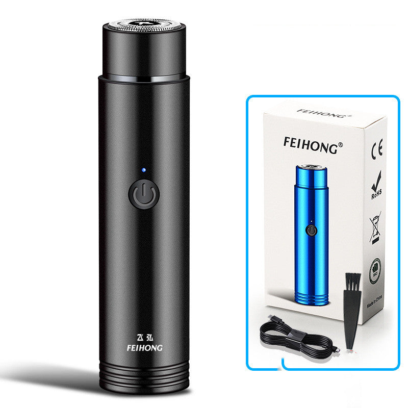 Portable Mini Electric Shaver – Rechargeable for Car & Travel Use