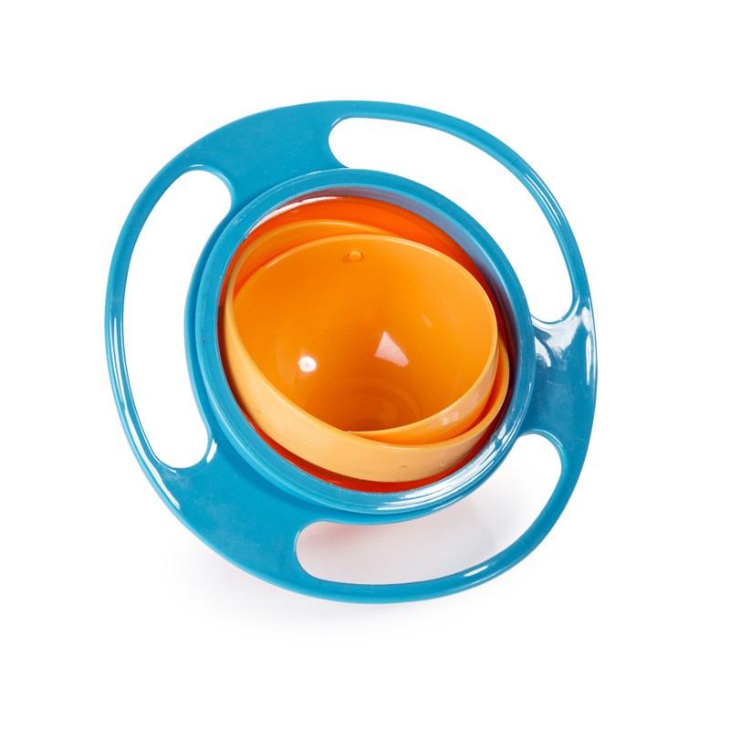 360° Rotate Spill-Proof Bowl | Universal Kitchen & Pet Dish