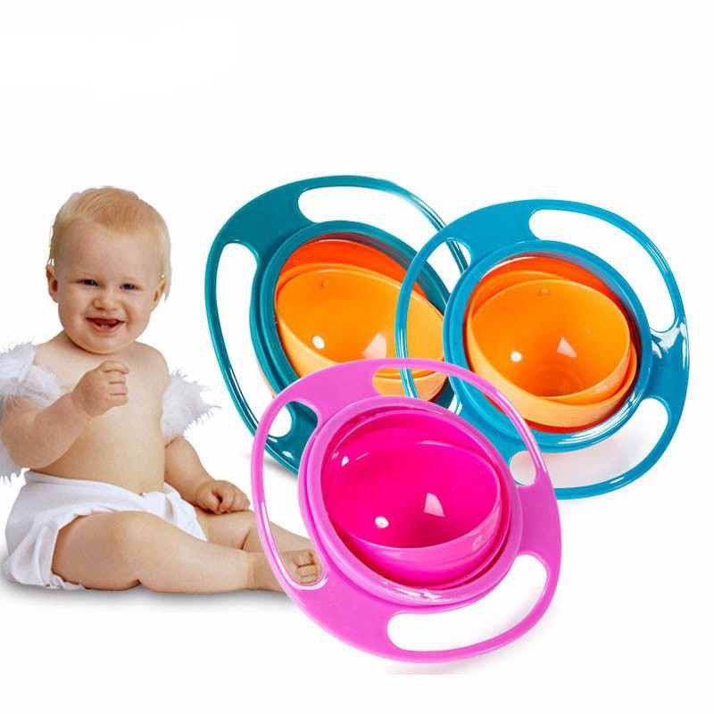 360° Rotate Spill-Proof Bowl | Universal Kitchen & Pet Dish