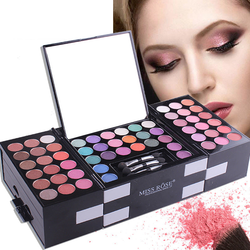 MISS ROSE 144 Color Makeup Kit | Eyeshadow, Blush & Brows