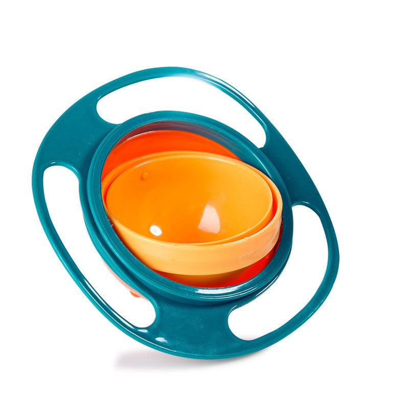 360° Rotate Spill-Proof Bowl | Universal Kitchen & Pet Dish