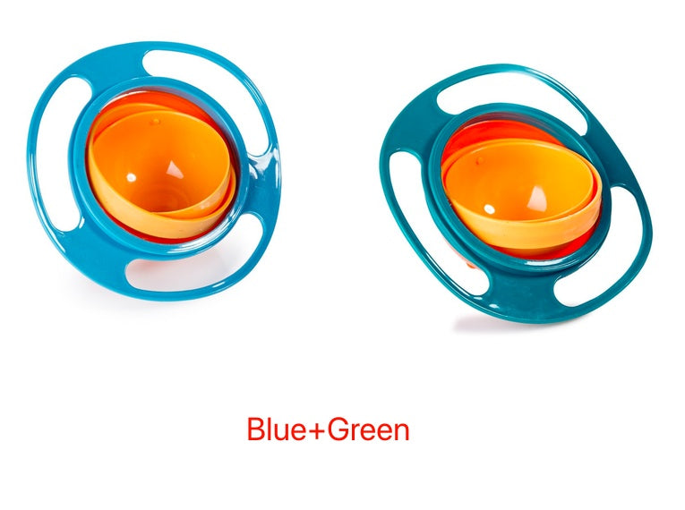 360° Rotate Spill-Proof Bowl | Universal Kitchen & Pet Dish