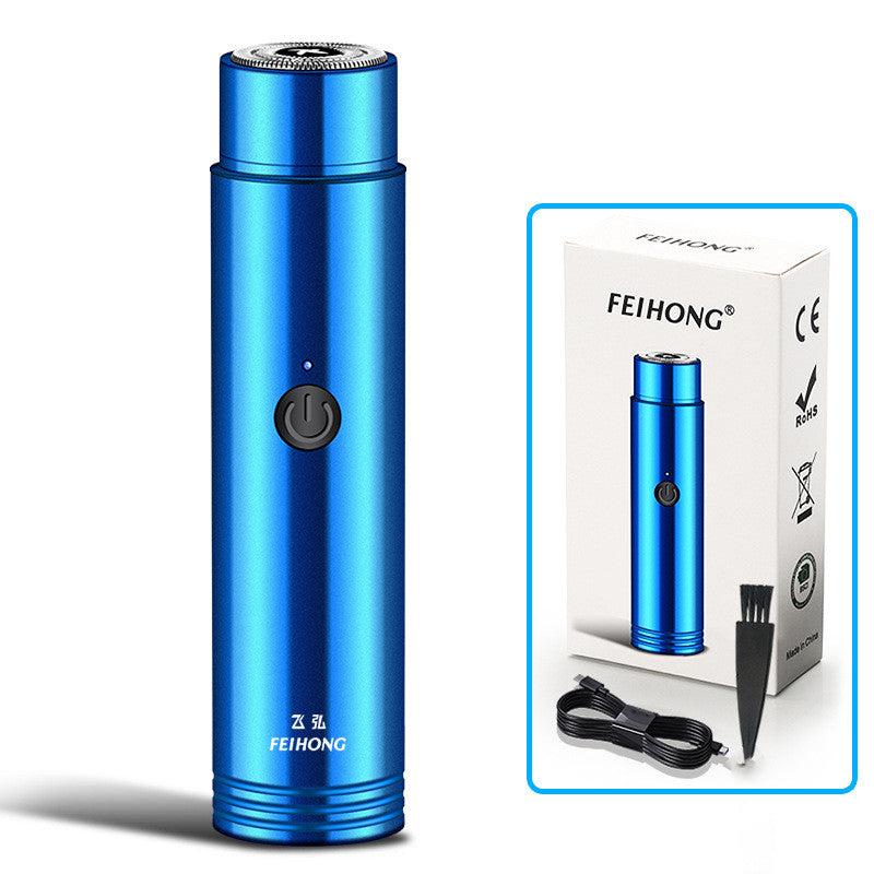 Portable Mini Electric Shaver – Rechargeable for Car & Travel Use