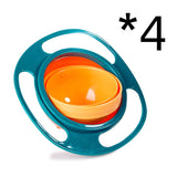 360° Rotate Spill-Proof Bowl | Universal Kitchen & Pet Dish