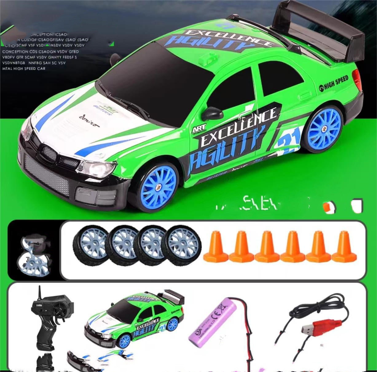 4WD RC Drift Car Toy – 2.4G Remote Control Racing Car for Children