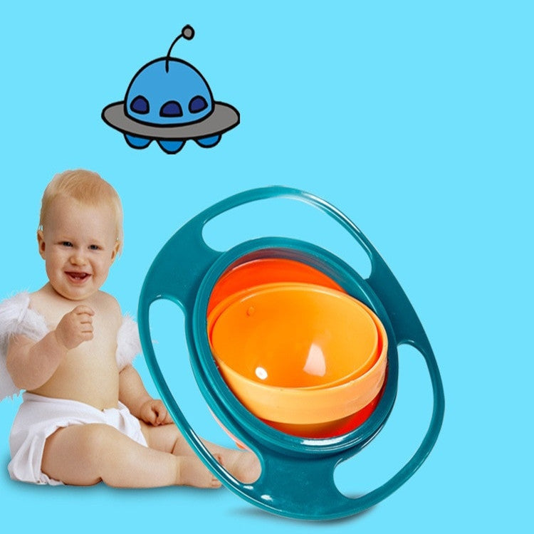 360° Rotate Spill-Proof Bowl | Universal Kitchen & Pet Dish