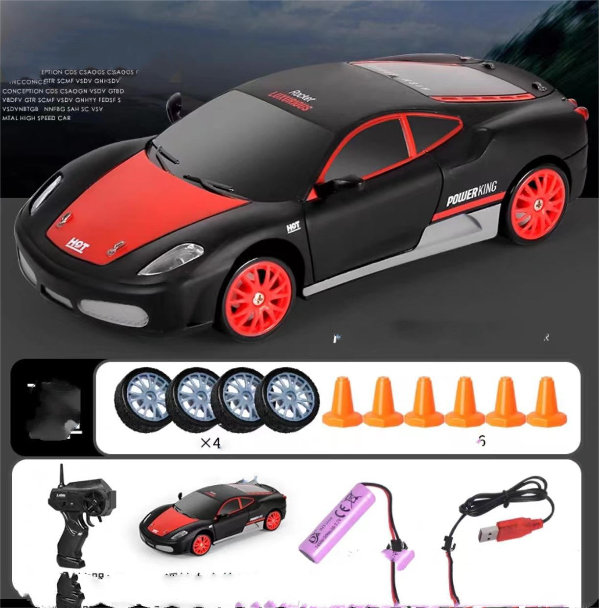 4WD RC Drift Car Toy – 2.4G Remote Control Racing Car for Children