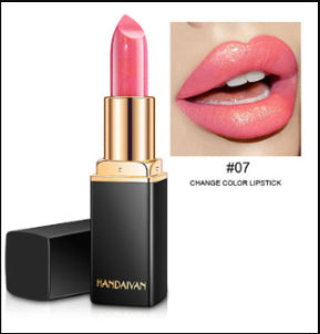 Metallic Pearlescent Lipstick – Color-Changing Gilt Lipstick