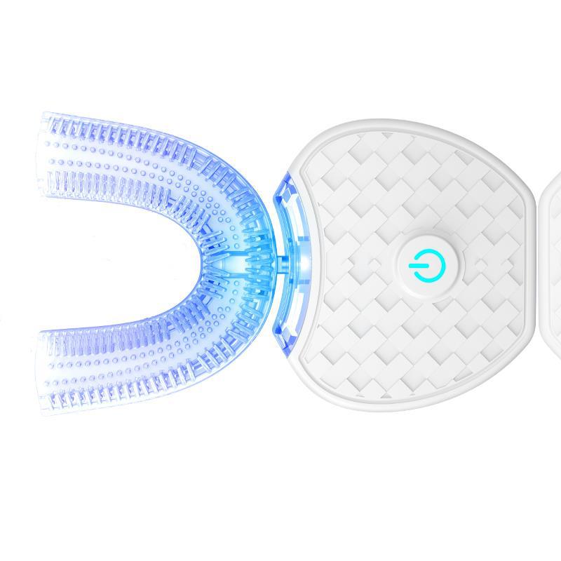 360° Smart U-Shaped Electric Toothbrush, Waterproof, USB Rechargeable