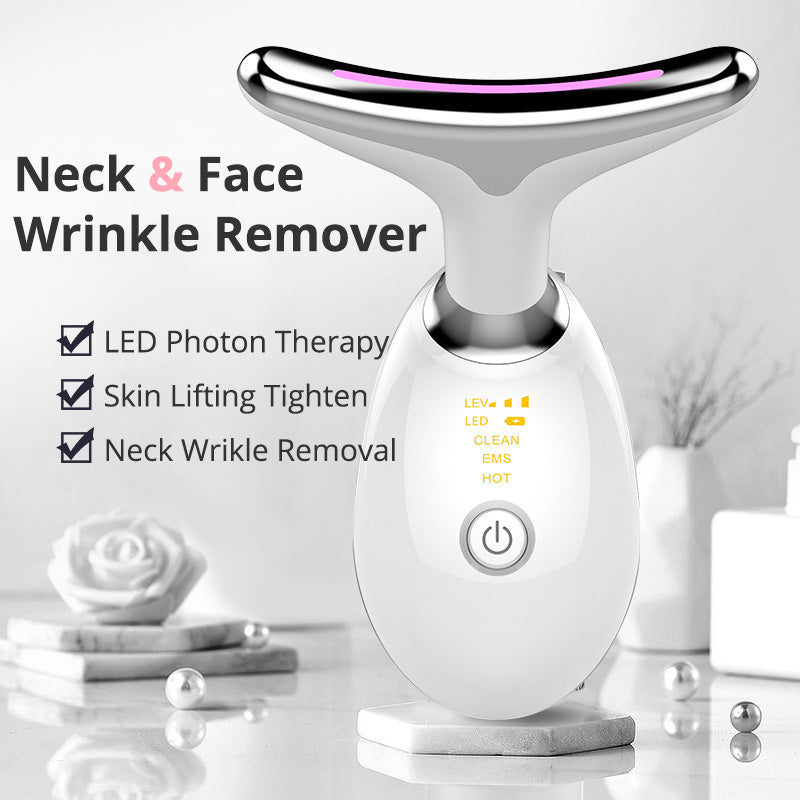 EMS Neck Lifting Massager, Thermal Microcurrent Wrinkle Remover