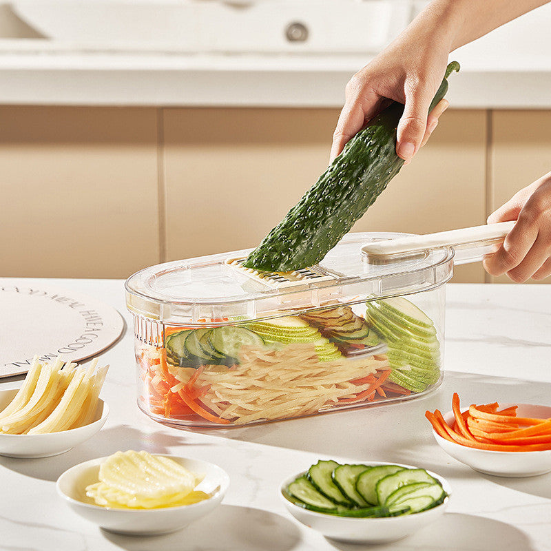 Compact vegetable slicer designed for quick and efficient meal prep