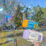 Rocket Bubble Gun Toy – 69 Holes Automatic Bubble Blower for Kids