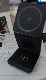 Adjustable Desktop Mobile Phone Holder Compatible with iPhone, Samsung & Android Smartphones, Foldable Hands-Free Desk Stand