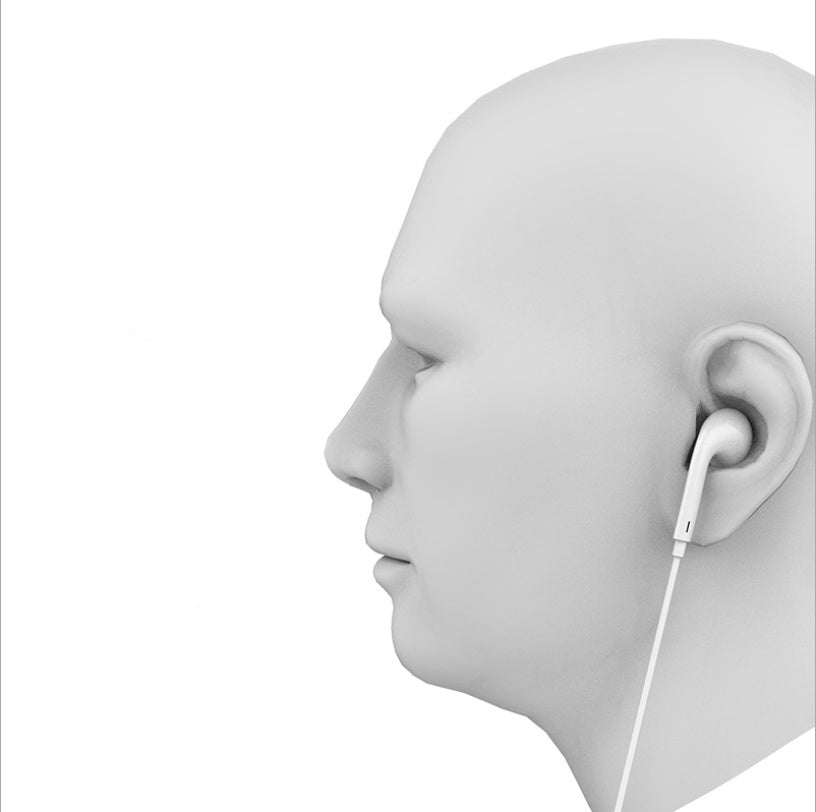Apple Lightning In-Ear Earbuds with High Fidelity Stereo Sound and Built-In Microphone