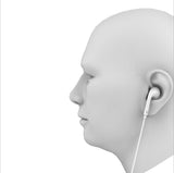 Apple Lightning In-Ear Earbuds with High Fidelity Stereo Sound and Built-In Microphone