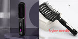 2-in-1 Hair Straightener & Comb – Portable USB Hot Hair Curler