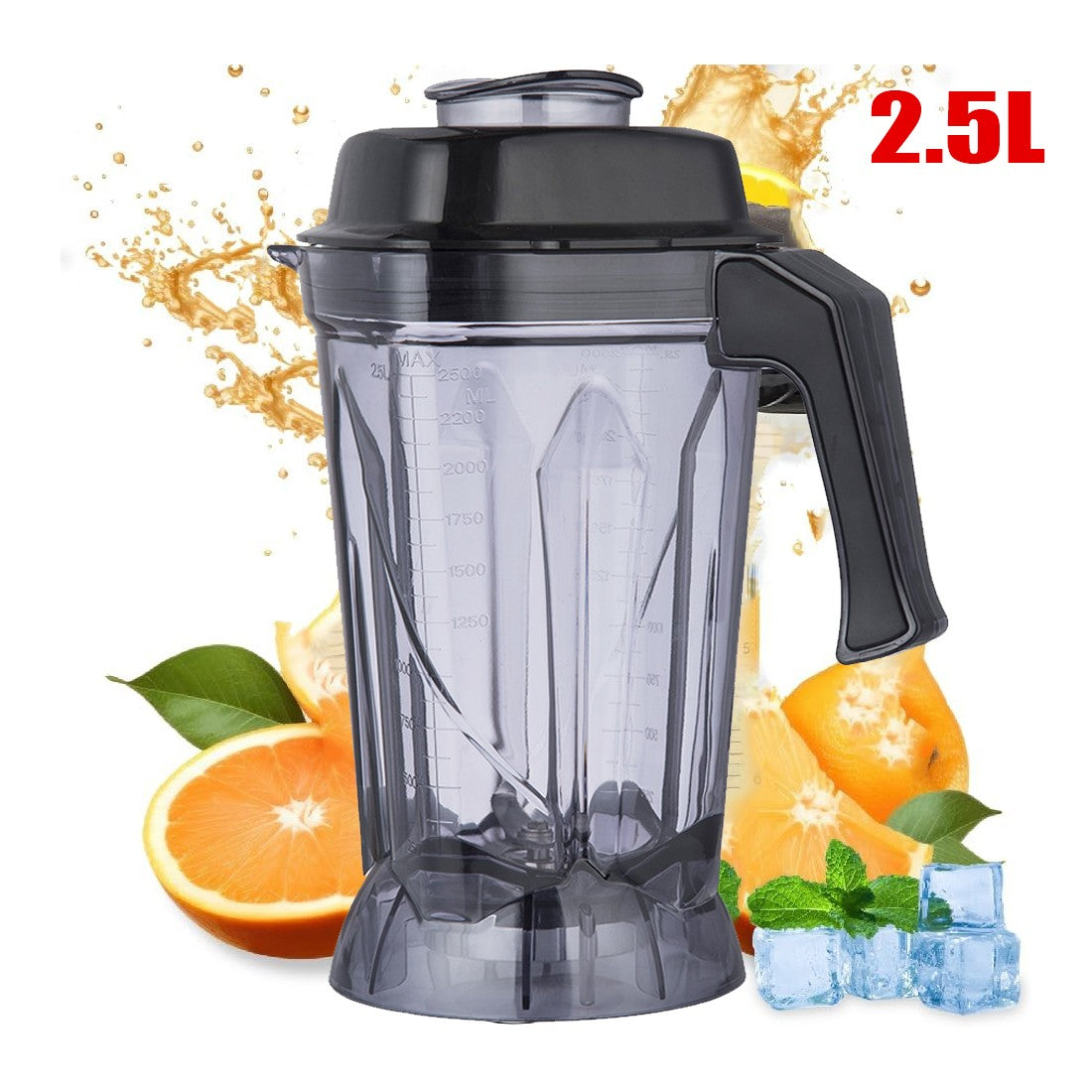Universal Compatible Blender Jug Replacement with Blade for Mixer and Food Processor