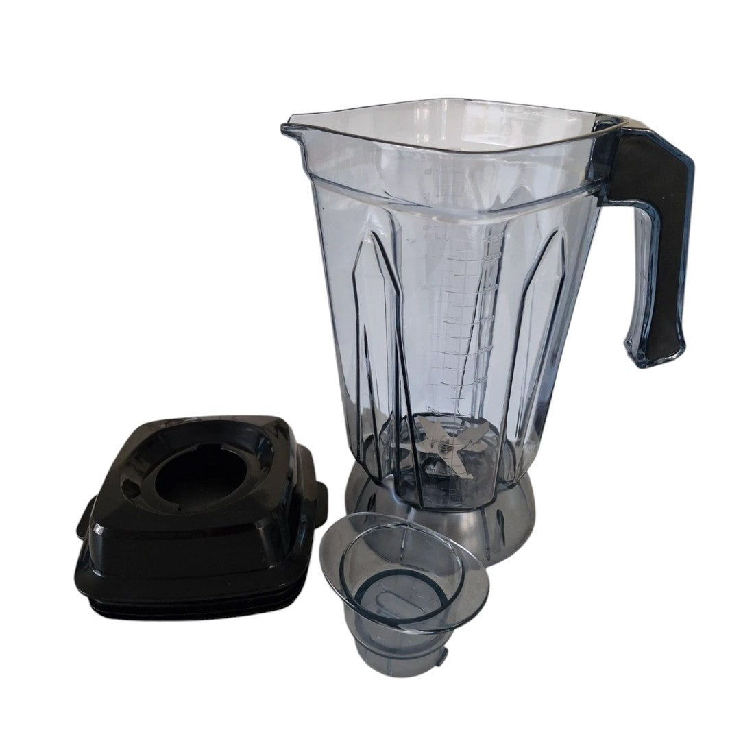 Clear 2.5L Blender Container with Lid and Stainless Steel Blade Assembly