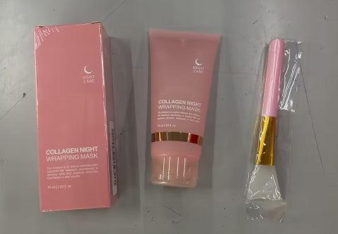 Collagen facial treatment mask for healthy-looking skin