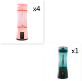 Travel juice blender with rechargeable battery