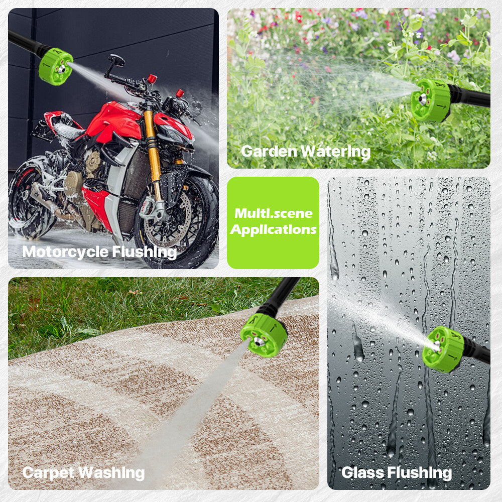High Pressure Cordless Pressure Washer Portable Car Wash Gun with Rechargeable Batteries