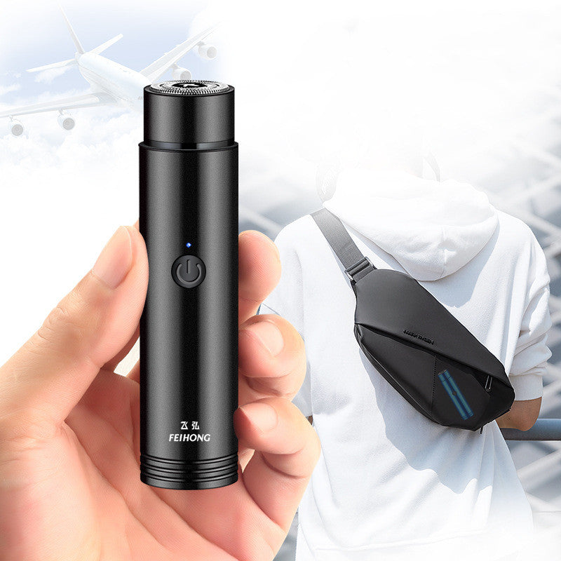 Portable Mini Electric Shaver – Rechargeable for Car & Travel Use