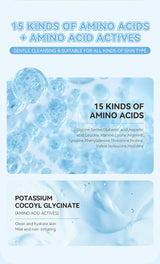 Deep cleansing Hyaluronic Acid face care solution for removing impurities and maintaining skin moisture