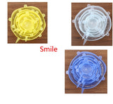 Dishwasher-safe reusable silicone covers for easy cleaning