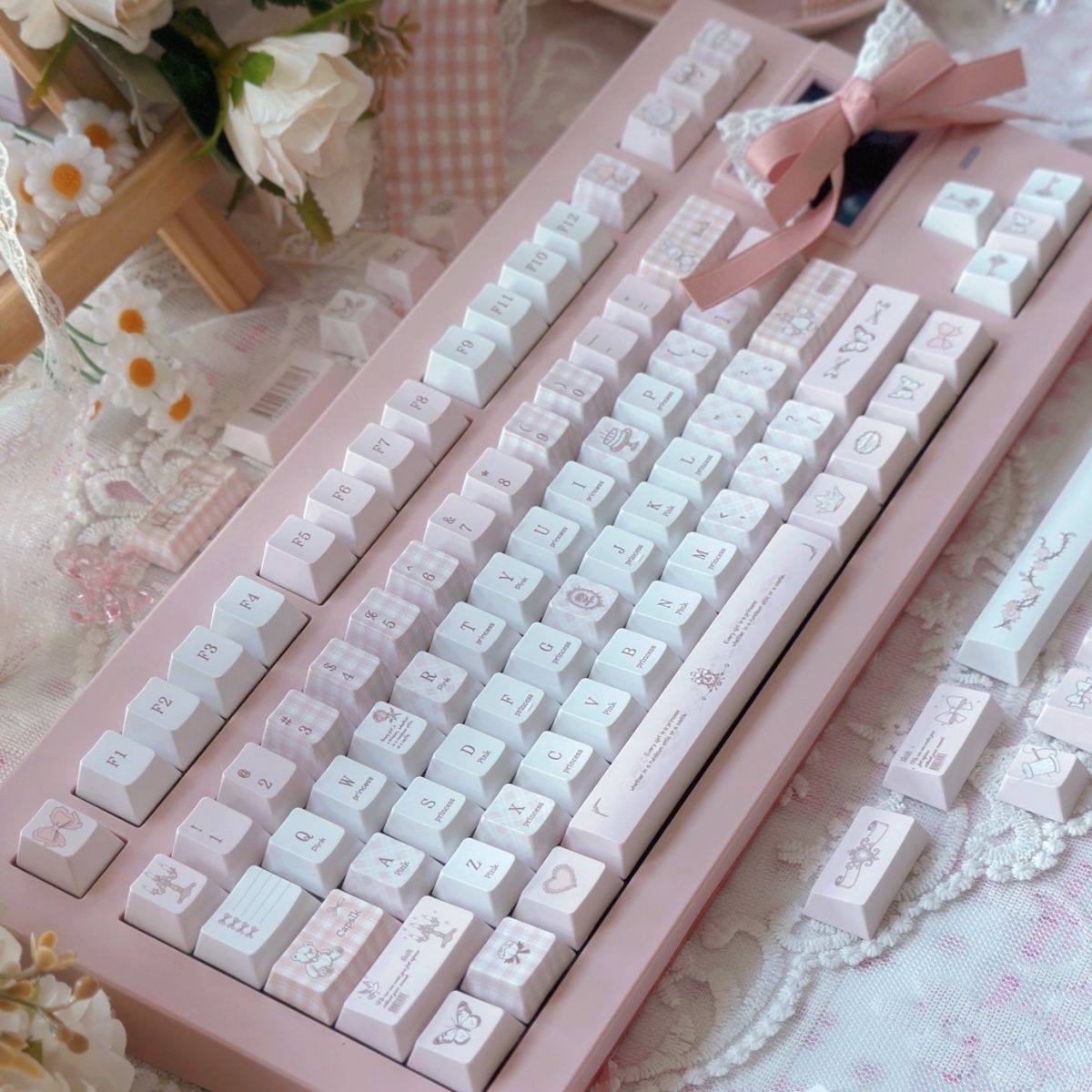 Dye Sublimation PBT Keycaps Love Edition for Cherry MX Mechanical Keyboards