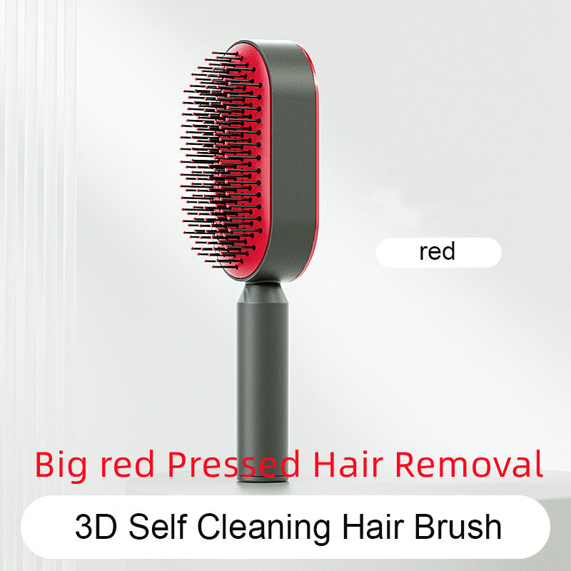 Women’s Self-Cleaning Hair Brush – Hair Loss & Scalp Massage Comb