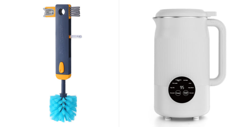 Easy-to-clean automatic soy milk maker with multifunction blending capabilities