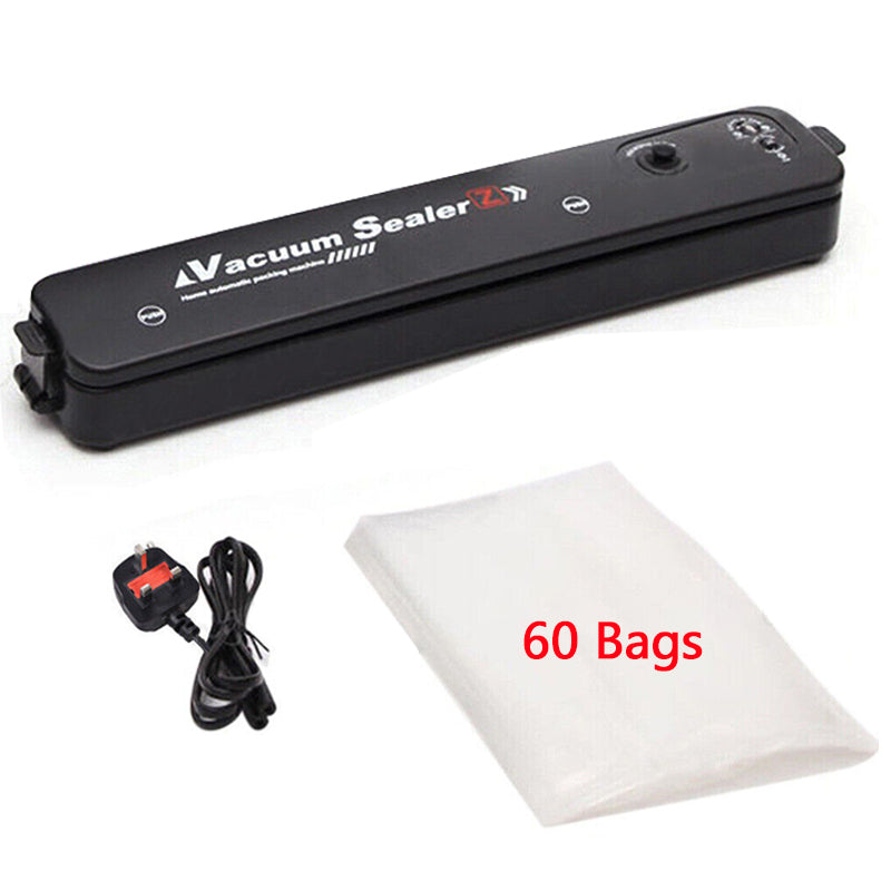 Electric 100W Vacuum Food Sealer Machine for Everyday Kitchen Food Preservation