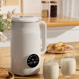 Electric soy milk maker and smoothie blender for nutritious beverages