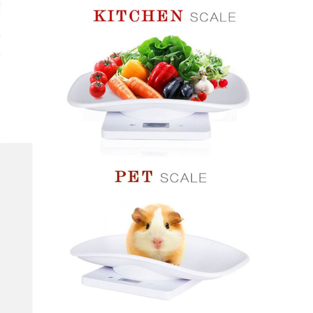 Electronic LCD Digital Pet Weighing Scale 10kg 1g suitable for kittens, puppies, hamsters, parrots and small pets