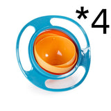 360° Rotate Spill-Proof Bowl | Universal Kitchen & Pet Dish
