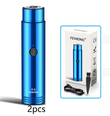 Portable Mini Electric Shaver – Rechargeable for Car & Travel Use