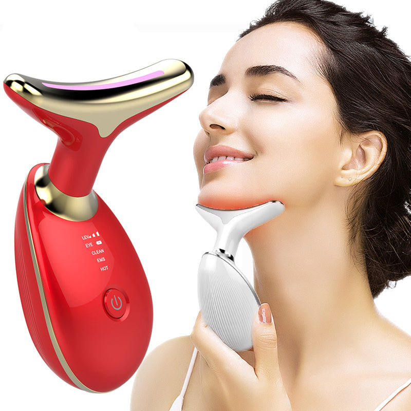 EMS Neck Lifting Massager, Thermal Microcurrent Wrinkle Remover