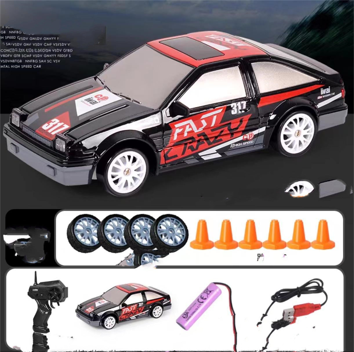 4WD RC Drift Car Toy – 2.4G Remote Control Racing Car for Children