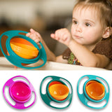 360° Rotate Spill-Proof Bowl | Universal Kitchen & Pet Dish