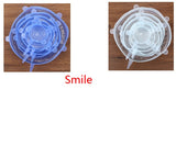 Flexible silicone bowl lids with strong stretch and secure seal