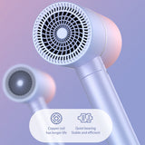 Compact Foldable Ionic Hairdryer with Space-Saving Design
