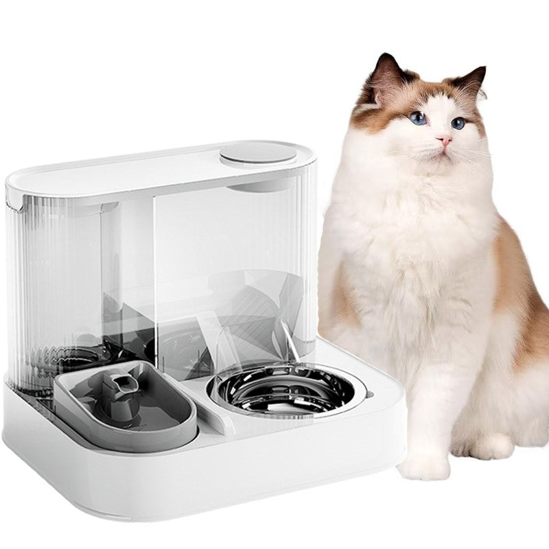 Food-Grade PP Automatic Pet Feeder and Water Dispenser for Cats and Dogs