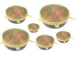 Food-grade silicone covers safe for refrigerators, microwaves, and freezers
