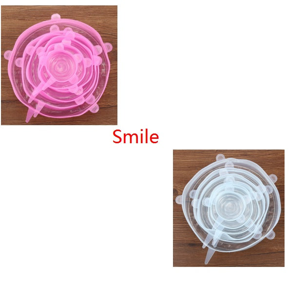 Silicone lids designed for better food preservation and freshness