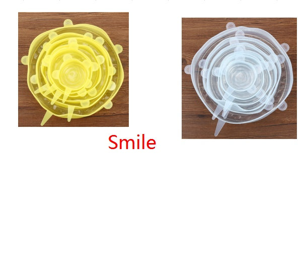 Freezer-safe silicone food storage lids to preserve freshness