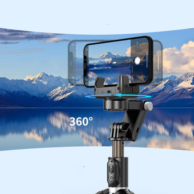 Handheld Smartphone Gimbal Stabilizer Selfie Stick with Fill Light for Vlogging, TikTok & YouTube Videos